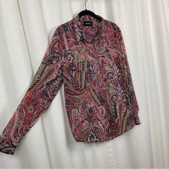 The Kooples Multicolor Paisley Blouse - Picture 7 of 11